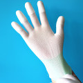 Inspection Precision Work Kohlefaser Liner ESD Top Fit Finger PU Safe Handschuhe